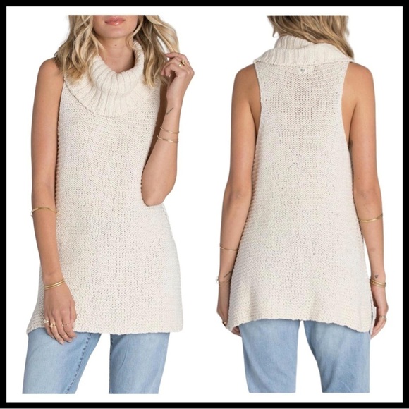 BILLABONG Sidewaze Love Tunic Sweater - Picture 1 of 6